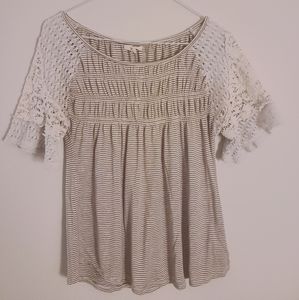 Maurices Half Sleeved Blouse